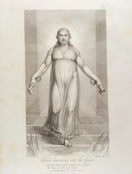 Cristo descendiendo a la tumba, pl.3, ilustración de 